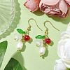 Natural Cultured Freshwater Pearl Dangle Earrings EJEW-JE05860-01-2