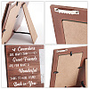 MDF Wood Photo Frames DIY-WH0231-066-4