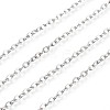 Tarnish Resistant 304 Stainless Steel Cable Chains CHS-L024-018P-3
