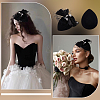 10Pcs EVA Cloth Teardrop Fascinator Hat Base for Millinery AJEW-FG0004-53A-6