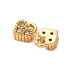 Brass Micro Pave Cubic Zirconia Pendants KK-A274-25G-2