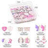 48Pcs 12 Styles Alloy Enamel Pendants FIND-FS0004-81-4