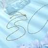 2Pcs 2 Colors 304 Stainless Steel Slider Necklace Makings AJEW-JB01272-2