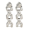 Non-Tarnish 304 Stainless Steel Stud Earrings EJEW-S229-11P-1