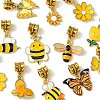 Alloy Enamel European Dangle Charms PALLOY-FS00011-3