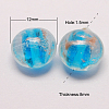 Handmade Gold Sand Lampwork Beads LAMP-S035-12mm-M-2