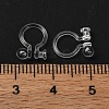 Plastic Clip-on Earring Findings KY-YW0001-46-3