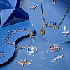 44Pcs 4 Colors Alloy Open Back Bezels Settings FIND-PH0003-03-3