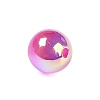 Rainbow Iridescent Plating Acrylic Beads LS-FIND-B077-01E-3