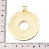 Flat Round Rack Plating Alloy Big Pendants FIND-N005-43G-3