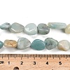 Natural Flower Amazonite Beads Strands G-P568-C18-01-5