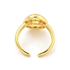Brass Letter Open Cuff Rings for Women RJEW-G313-01O-G-3