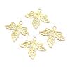 Brass Filigree Pendants KK-K184-32C-RS-1