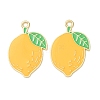 Alloy Enamel Pendants AL-CBA1DF6-02G-1