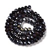 Baking Electroplate Glass Beads Strands X-DGLA-A039-J6MM-B20-2