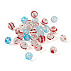 Craftdady 30Pcs 6 Style Handmade Bumpy Lampwork Beads LAMP-CD0001-19-3