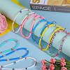 Polymer Clay Heishi Surfer Beaded Necklaces Set NJEW-SW00031-4