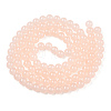 Baking Paint Imitation Jade Glass Round Bead Strands DGLA-Q021-8mm-42-A-2