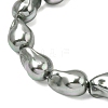 Electroplate Opaque Glass Imitation Pearl Beads Strands EGLA-K063-01A-3