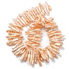 Natural Baroque Keshi Pearl Beads Strands PEAR-P064-03A-03B-3