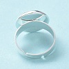 Adjustable 201 Stainless Steel Finger Rings Components STAS-G187-01S-14mm-4