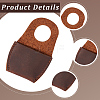 2Pcs Cowhide Thumb Protector for Woodwork Carving AJEW-CL0005-88-6