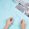 2Pcs 2 Colors Mesh Veil Cloth Hair Bands FIND-OC0003-95C-3