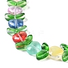 Transparent Glass Beads Strands GLAA-B021-04E-3