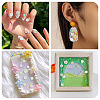 200Pcs Flower & Butterfly Resin Cabochons CRES-TA0001-89B-8