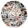 50Pcs Animal PVC Self-Adhesive Cartoon Stickers STIC-B001-04-2