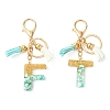Transparent Epoxy Resin Pendant Keychains KEYC-FS00022-22-2