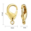 Brass Lobster Claw Clasps KK-906-G-NF-4