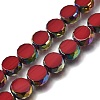 Electroplated Transparent Glass Beads Strands GL-CBA98F0-06C-04-1