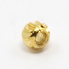 Fancy Cut Brass Round Spacer Beads KK-D333-08G-2