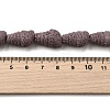 Dyed Natural Lava Rock Beads Strands G-A264-A01-01D-4