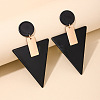 Alloy Acrylic Dangle Stud Earrings FS-WGB5909-04-1