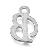Alloy Letter Pendants LS-PALLOY-J718-01C-B-2