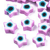Handmade Polymer Clay Beads CLAY-T019-09F-1