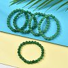 Natural Malaysia Jade Bead Stretch Bracelets X-BJEW-K212-B-013-1