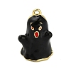 Halloween Brass Enamel Pendants KK-F915-01C-G-1