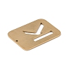 Ion Plating(IP) 304 Stainless Steel Pendants STAS-K216-49K-G-3
