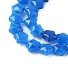 Dyed Natural Malaysia Jade Star Beads Strands G-Z080-A01-01-4