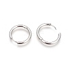 Tarnish Resistant 304 Stainless Steel Hoop Earrings EJEW-P177-P-19-1