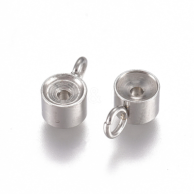 Tarnish Resistant 201 Stainless Steel Pendant Rhinestone Settings STAS-G225-02P-1