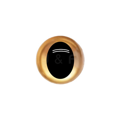 Craft Resin Doll Eyes DOLL-PW0006-001A-08-1