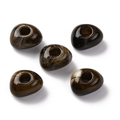 Two Tone Opaque Acrylic Beads MACR-Z002-02E-1