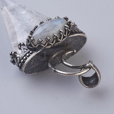 Natural Quartz Crystal Big Pendants G-F639-06F-1