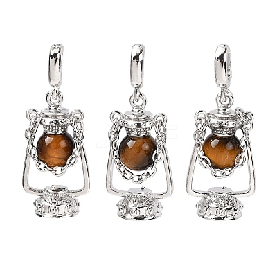 Natural Tiger Eye Pendants GG-CBA0251-04P-08-1