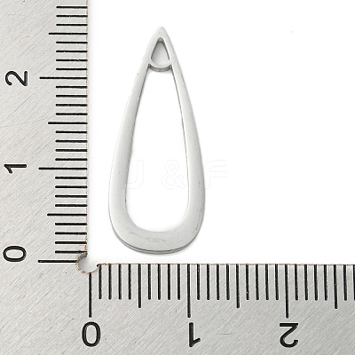 Non-Tarnish 304 Stainless Steel Pendants STAS-B056-25P-1