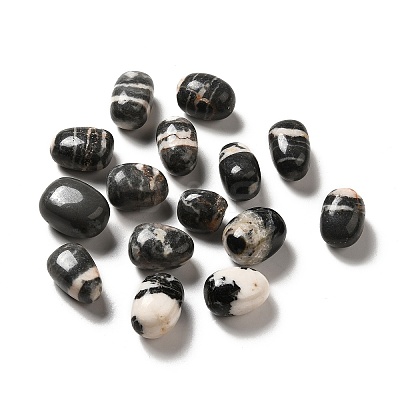 Natural Zebra Jasper Beads G-G979-A12-1
